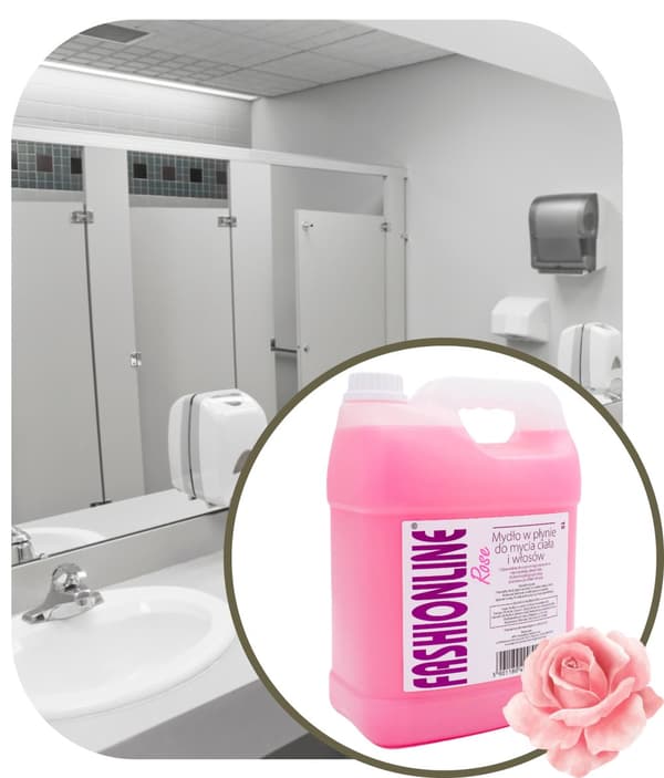 Fashionline flydende sæbe 5l pink