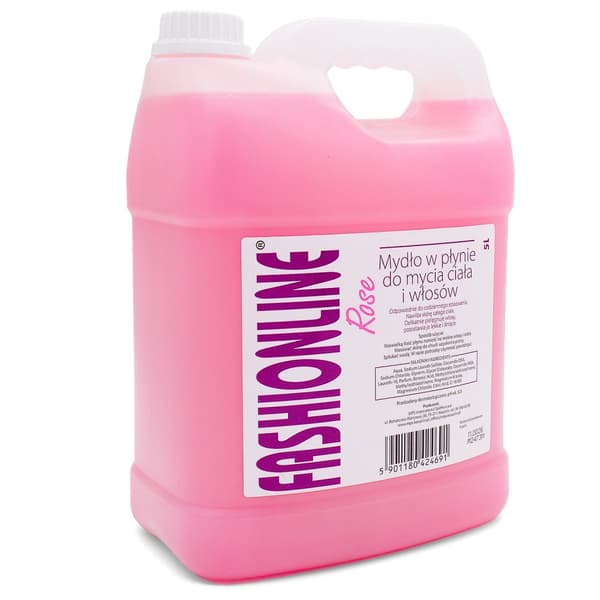 Fashionline flydende sæbe 5l pink