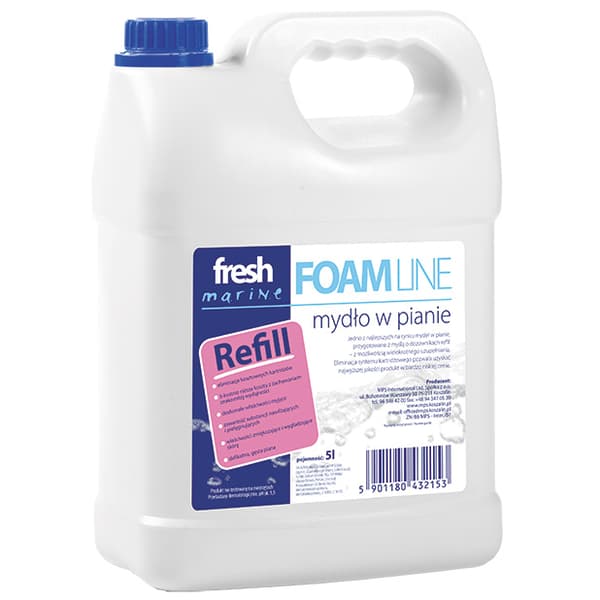 Merentuoksuinen vaahtosaippua, 5 l pakkaus