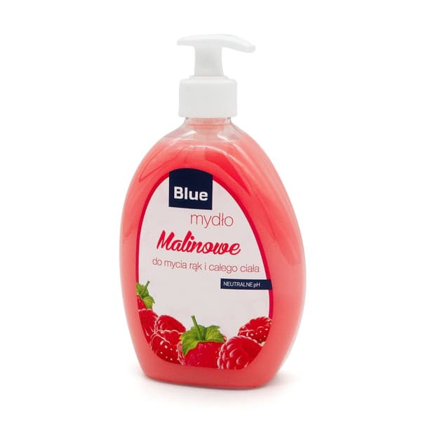 Flydende sæbe med dispenser 500 ml Blå Malina