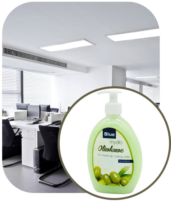 Nestesaippua annostelijalla 500 ml Blue Olive