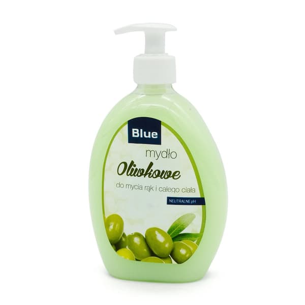 Nestesaippua annostelijalla 500 ml Blue Olive