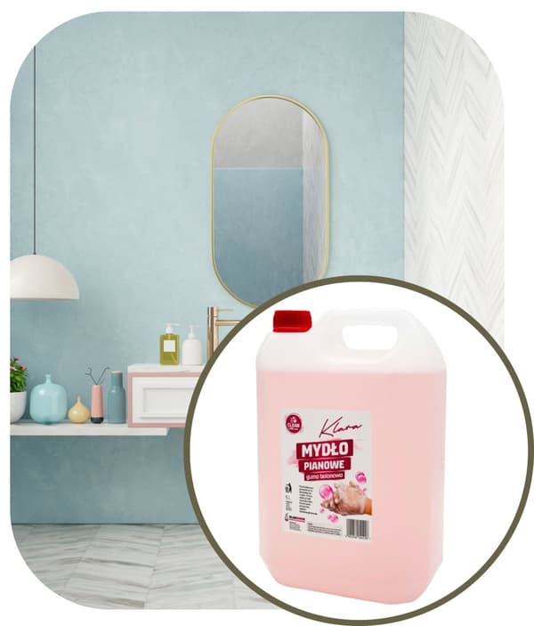 Klara skumsæbe, tyggegummiduft, 5 l