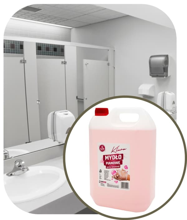 Klara skumsæbe, tyggegummiduft, 5 l
