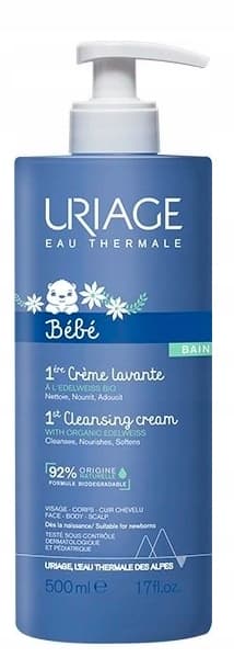 URIAGE BEBE rensende badecreme 500 ml