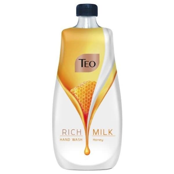 Teo Flydende Sæbe Mælk Honning 800ml Refill