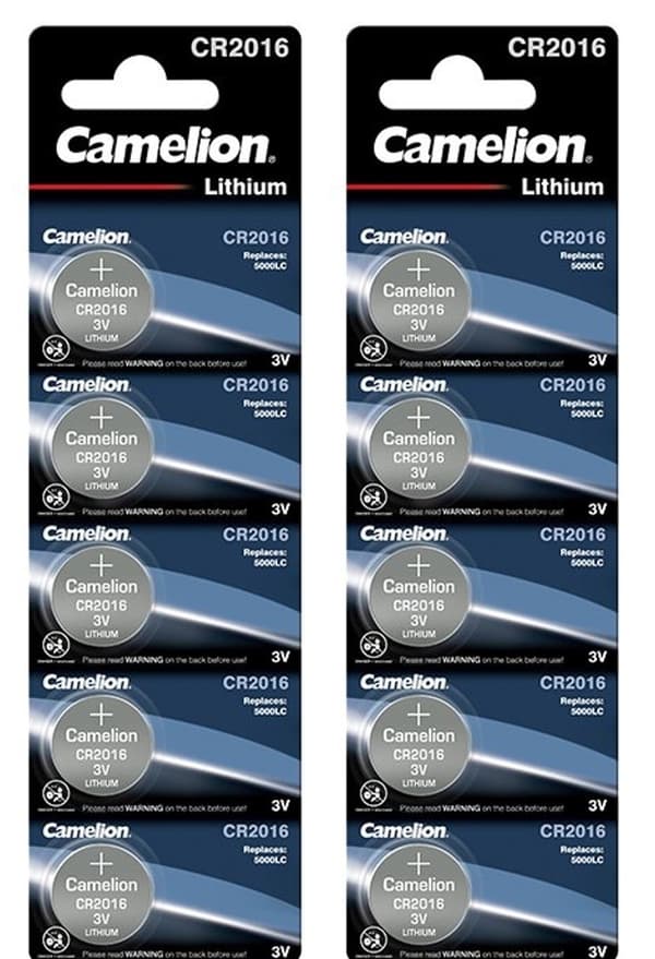 CR2016  10-pack Batteri Knappcell 3V Litium Lithium