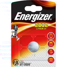 CR 2032 Energizer Lithiumbatteri