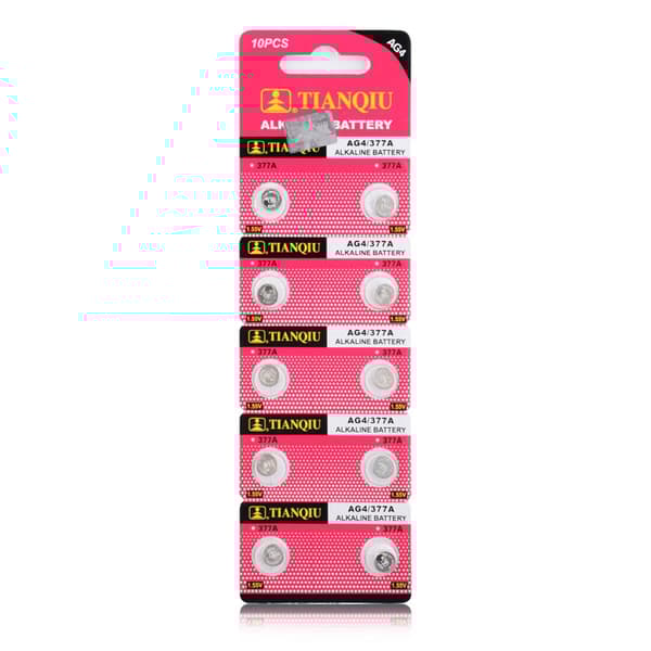 Alkalisk Knappcellbatteri SR66 / V377 / AG4 / LR626 Storpack