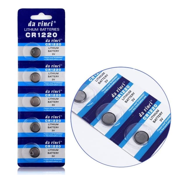 Alkalisk Knappcellbatteri CR1220 Storpack