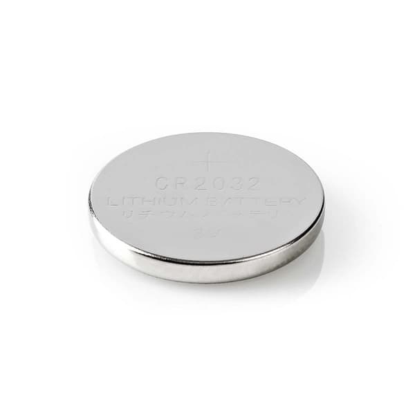 CR2032 3V Litiumbatterier, knappcell, 5-pack