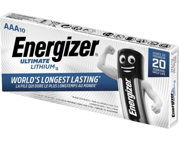 AAA Lithium Batteri (x11 fler bilder). 10-pack