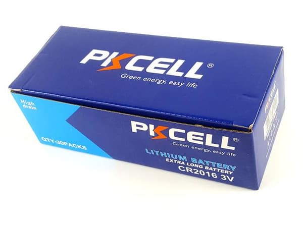 CR2016 150-pack Lithium batterier CR 2016 3V PKCell batteri