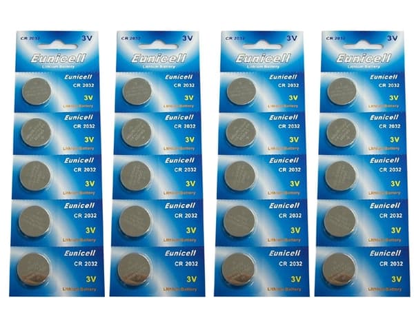 CR2032 20-pack Lithium batterier CR 2032 3V batteri