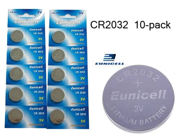 CR2032 10-pack Lithium batterier CR 2032 3V batteri
