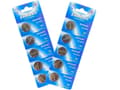 Miniatyrbild 2 av 2: CR2025 10-pack Lithium batterier CR 2025 3V batteri