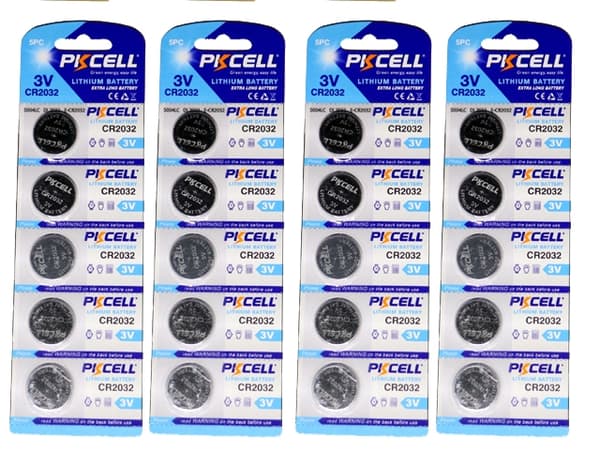 CR2032 20-pack Lithium batterier CR 2032 3V batteri CR2032 20-pack Lithium batterier CR 2032 3V batteri