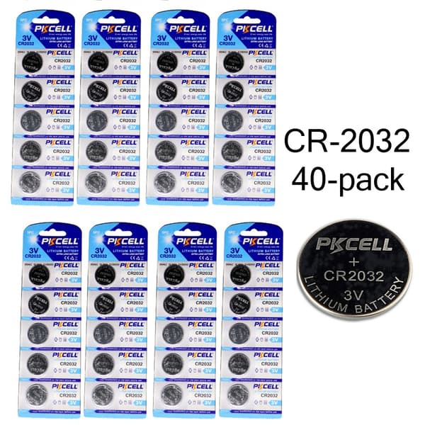 CR2032 40-pack Lithium batterier CR 2032 3V batteri CR2032 40-pack Lithium batterier CR 2032 3V batteri