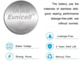 Miniatyrbild 2 av 2: CR2430 2-pack Lithium batteri CR 2430 3V Eunicell batterier .