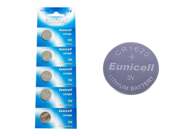 CR1620 5-pack Lithium batterier CR 1620 3V batteri