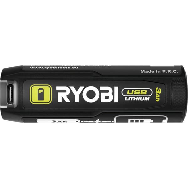Ryobi USB Lithium Batteri 4V 3.0AH med USB-C Kabel