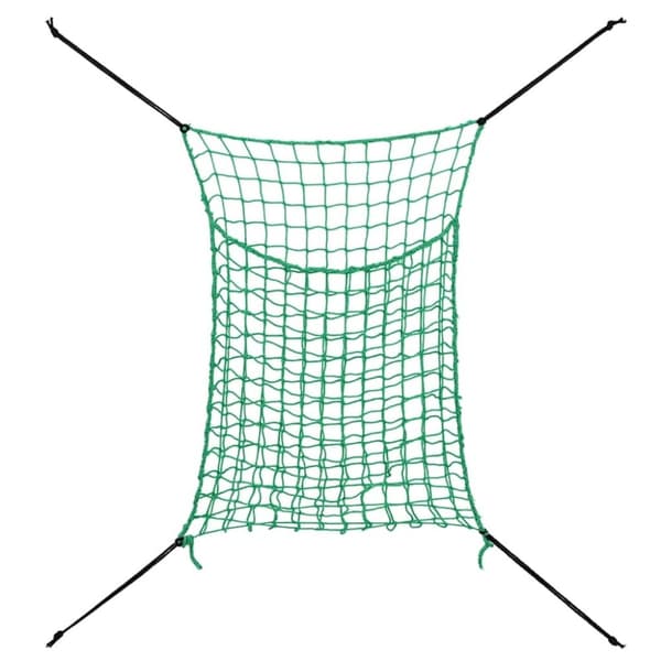 vidaXL Heinäverkot 2 kpl suorakulmainen vihreä 200x120 cm PP