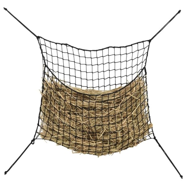 vidaXL Heinäverkot 2 kpl suorakulmainen musta 100x90 cm PP
