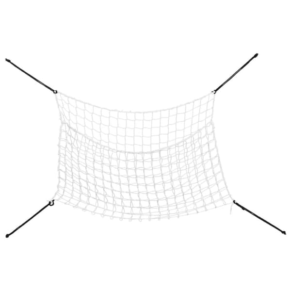 vidaXL hønet 2 stk. 150x90 cm PP rektangulær hvid