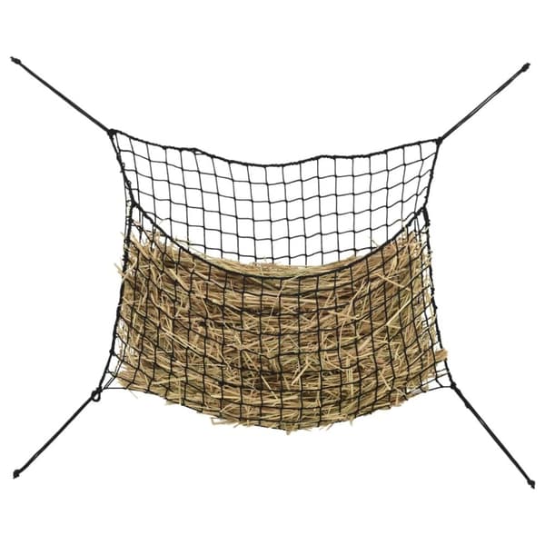 vidaXL Heinäverkot 2 kpl suorakulmainen musta 90x60 cm PP