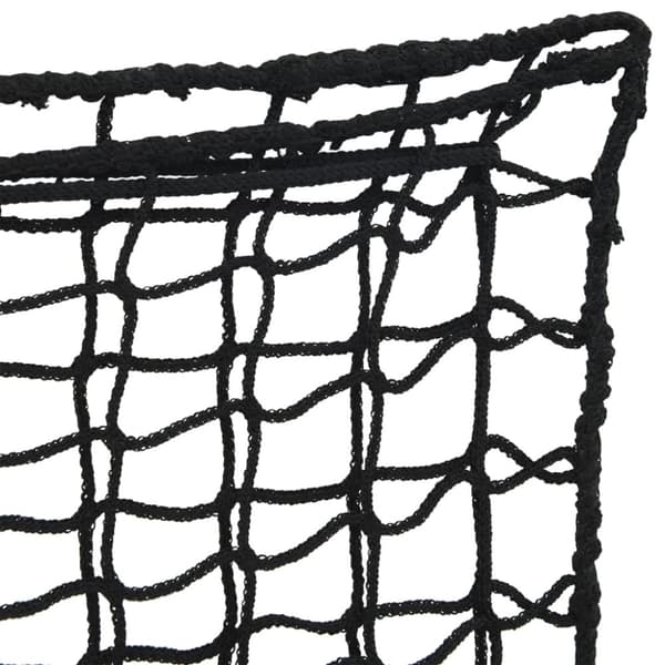 vidaXL hønet 2 stk. 75x75 cm PP firkantet sort