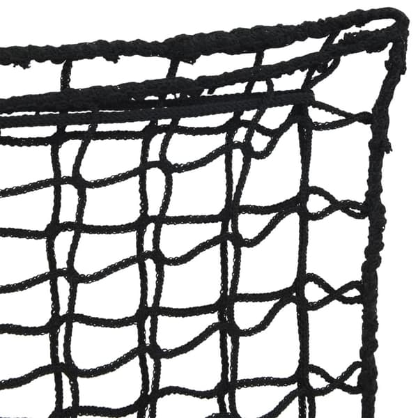 vidaXL Heinäverkot 2 kpl neliö musta 100x100 cm PP