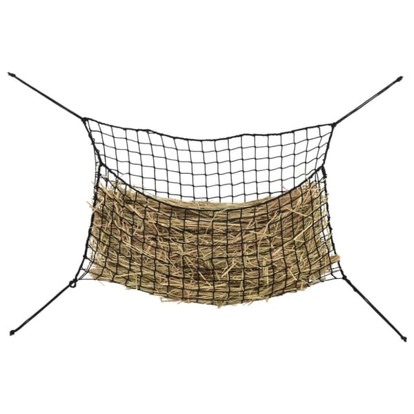vidaXL Heinäverkot 2 kpl suorakulmainen musta 150x90 cm PP