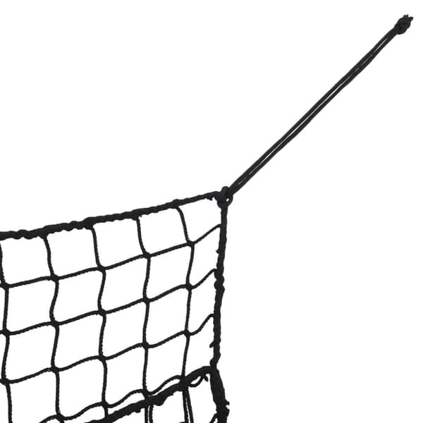 vidaXL Høynett 2 stk rektangulær svart 100x90 cm PP