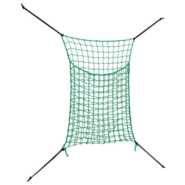 Hönät 2 st rektangulärt grön 200x120 cm PP