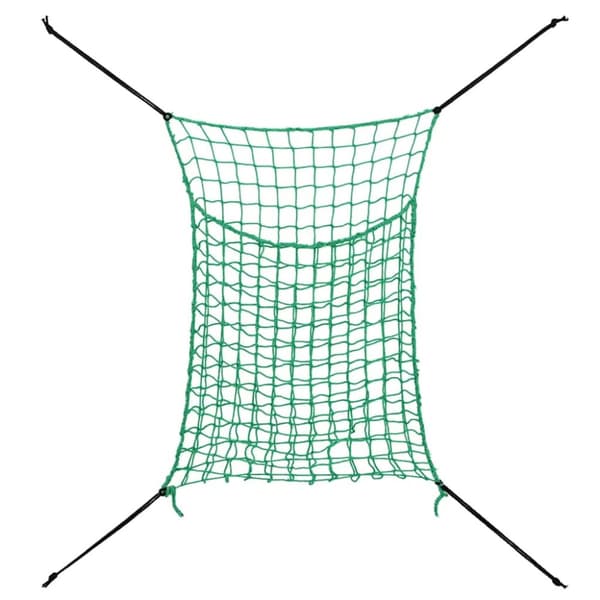 Hönät 2 st rektangulärt grön 90x60 cm PP