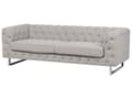 Miniatyrbillede 6 af 11: 3 + 2 beige chesterfield quiltet glamour quiltet sofasæt