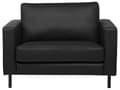 Miniatyrbillede 11 af 11: Sort sofasæt 3 + 1 sofa lænestol stue soveværelse sæt