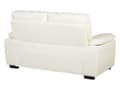Miniatyrbillede 9 af 11: Et 3 + 2 sofasæt beige øko-læder træben klassisk stil
