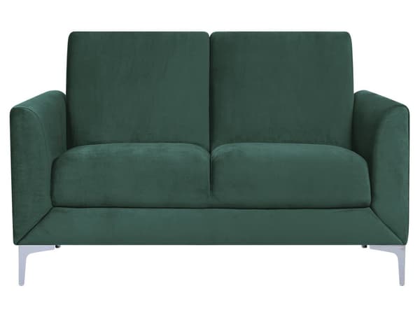 Soffset 3 + 2 + 1-sits Grön Sammet Klädsel Glam