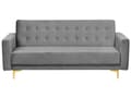 Miniatyrbillede 4 af 11: Sofasæt Velour Grå ABERDEEN
