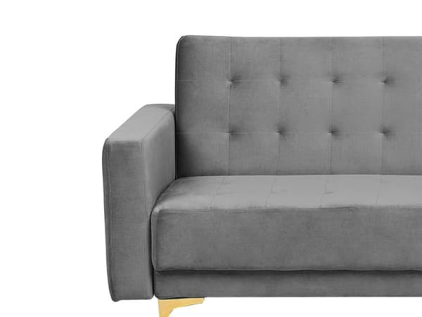 Sofasæt Velour Grå ABERDEEN