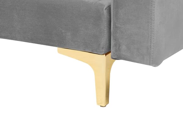Sofasæt Velour Grå ABERDEEN