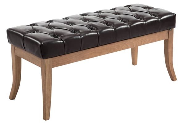 B�nk Ramses kunstl�der antik lys 100 brun 38x100x46 brun kunstl�der Tr�