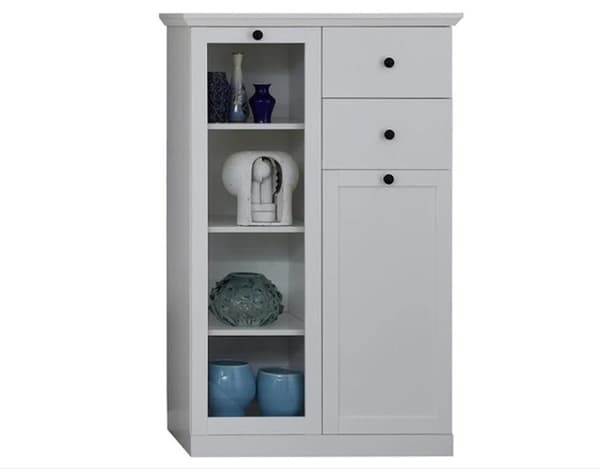 Rootz Møbelsæt 3-delt - Stuemøbler - Hvid - 273 x 180 x 41 cm