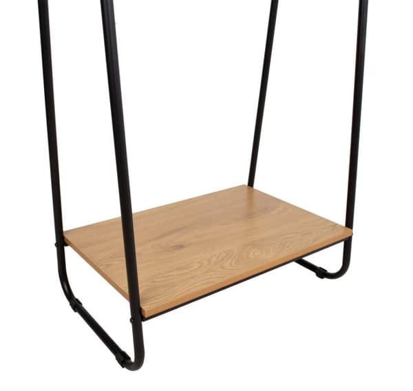 Kleshenger HEDVIG 60x40xH150cm, ask/svart