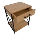 Miniatyrbilde 2 av 2: Sidebord/nattbord HEDVIG 48x40xH60cm, ask/svart