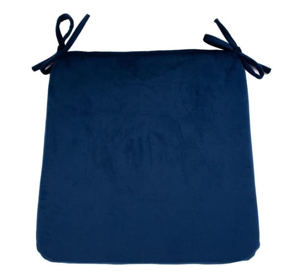 Hynde VELVET 2, til stol 39x39cm, blå