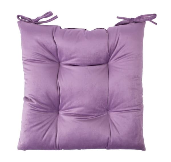 Stolehynde VELVET 2, 40x40cm, lilla