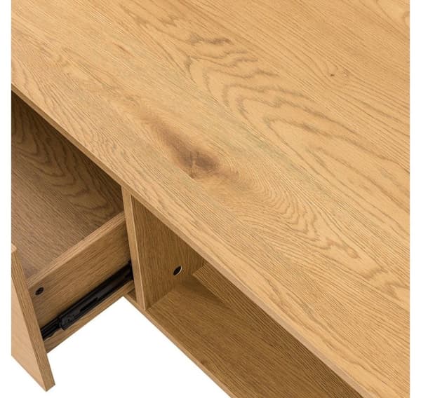 Soffbord SACHA 120x60xH35cm, melamin med ekbark
