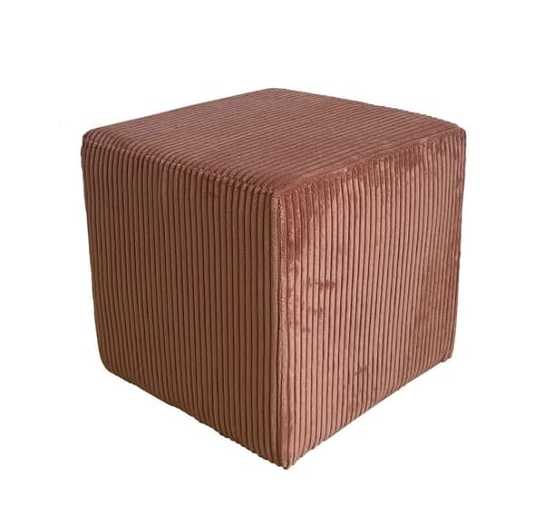 Ottoman PAULA 41x41xH40,5cm, rosa